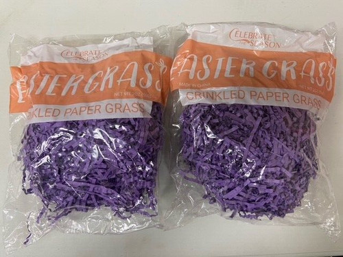 Easter basket crinkled paper - easter,