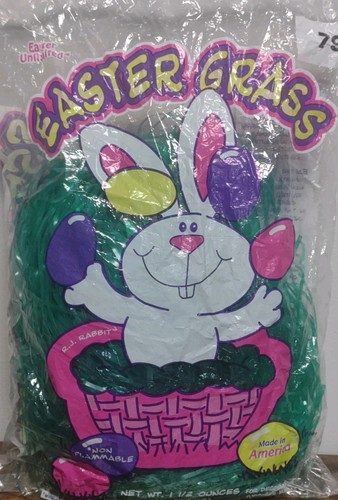 Vtg easter grass - easter, 1.5